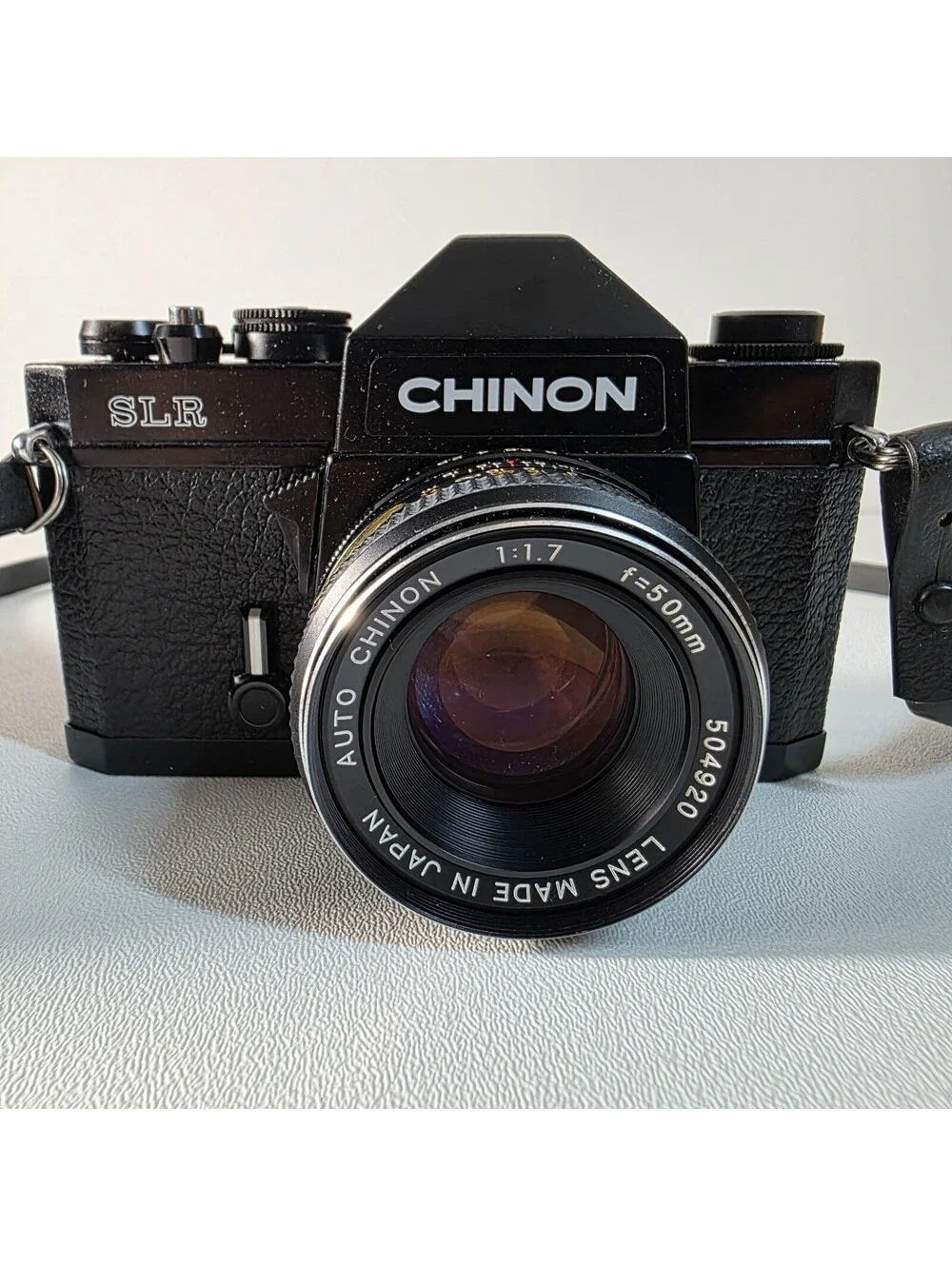 VTG Nice Metal Body Chinon SLR Metal Body Camera 50MM Lens Tested Clean